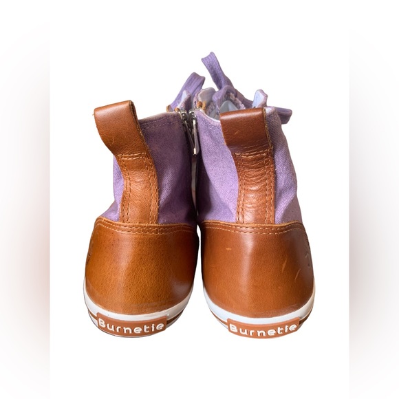 NWT Burnetie High Top Vintage Zipper Sneakers - Picture 9 of 14